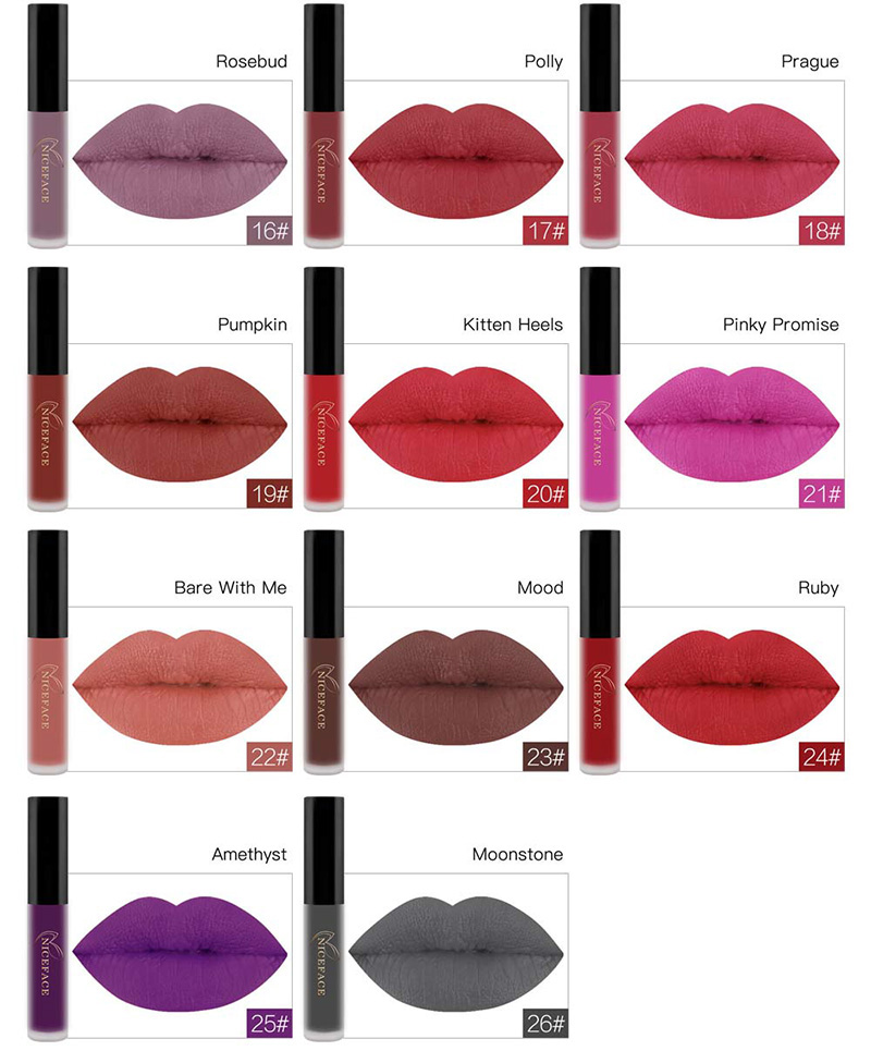 NICEFACE-Matte-Liquid-Lipstick-Makeup-Lip-Gloss-Long-Lasting-Waterproof-Lips-Cosmetics-1207822-7