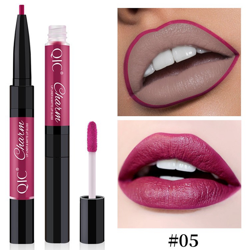 QIC-2-In-1-Lip-gloss-Wateproof-Double-Ended-Long-Lasting-Liquid-Lipsticks-Matte-Velvet-Lip-Makeup-Co-1455931-9