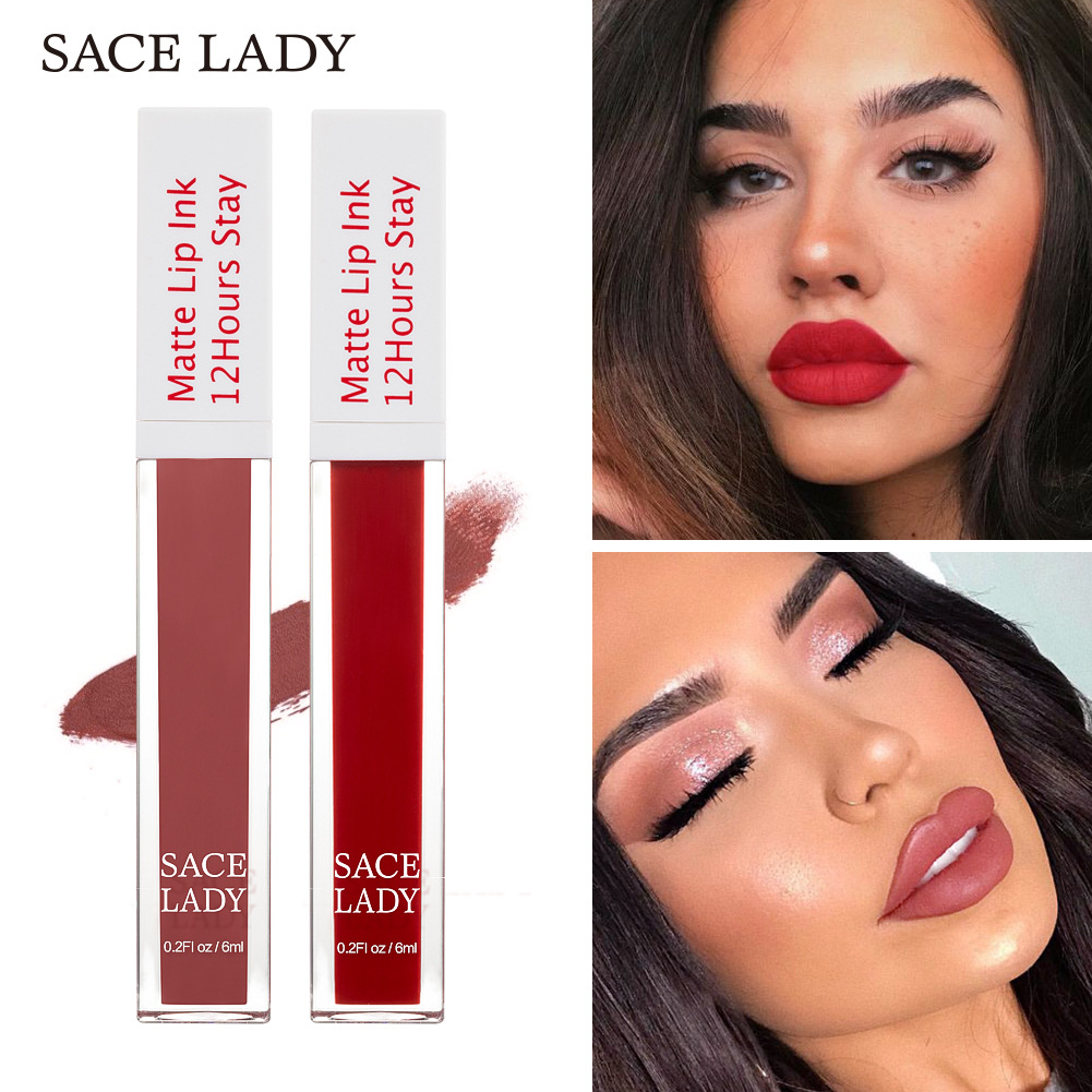 SACE-LADY-Maple-Red-Matte-Lip-Gloss-Waterproof-Winter-Liquid-Lipstick-1378047-3