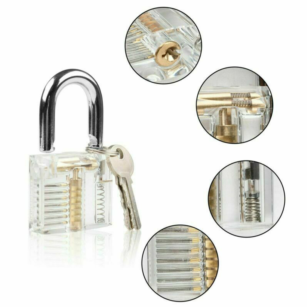 34-Pcs-Lock-Repair-Sets-Unlocking-Practice-Lock-Pick-Key-Extractor-Padlock-Kit-1687316-11