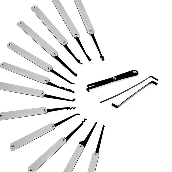 DANIU-Transparent-Practice-Padlock-with-12pcs-Unlocking-Lock-Picks-Set-Key-Extractor-Tools-1168495-2