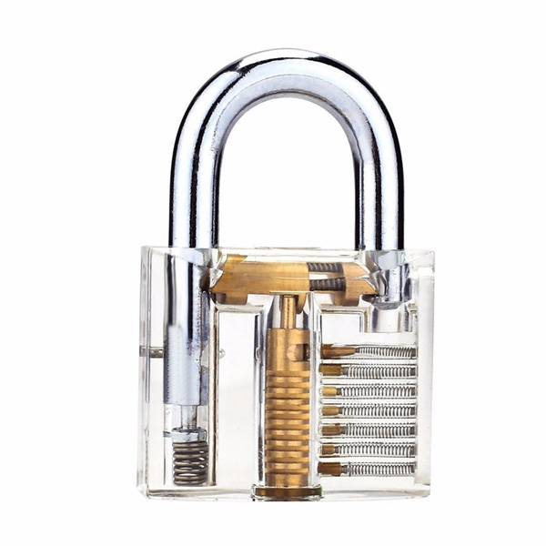 DANIU-Transparent-Practice-Padlock-with-12pcs-Unlocking-Lock-Picks-Set-Key-Extractor-Tools-1168495-9