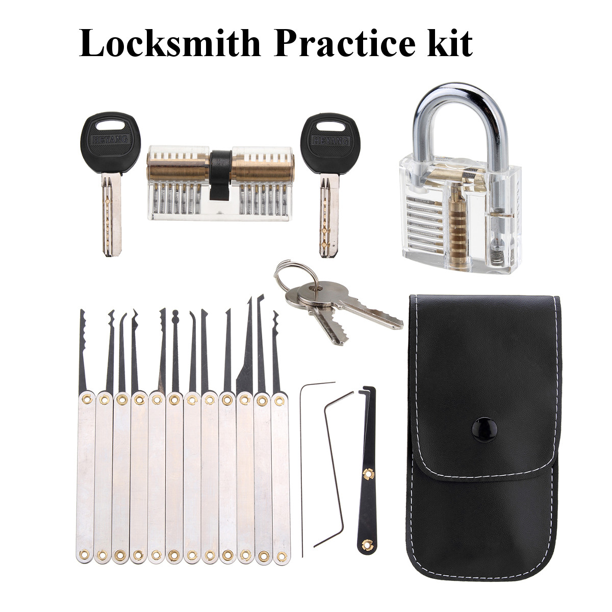 DANIU-Unlocking-Lock-Opener-Kit-Locksmith-Training-Transparent-Practice-Padlocks-Tools-1250395-1