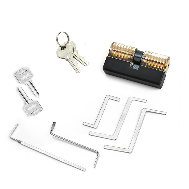 Locksmith-Supplies-Tension-Wrench-Tool-Practice-Lock-Pick-Set-Combination-Padlock-Broken-Key-Hand-To-1715813-4