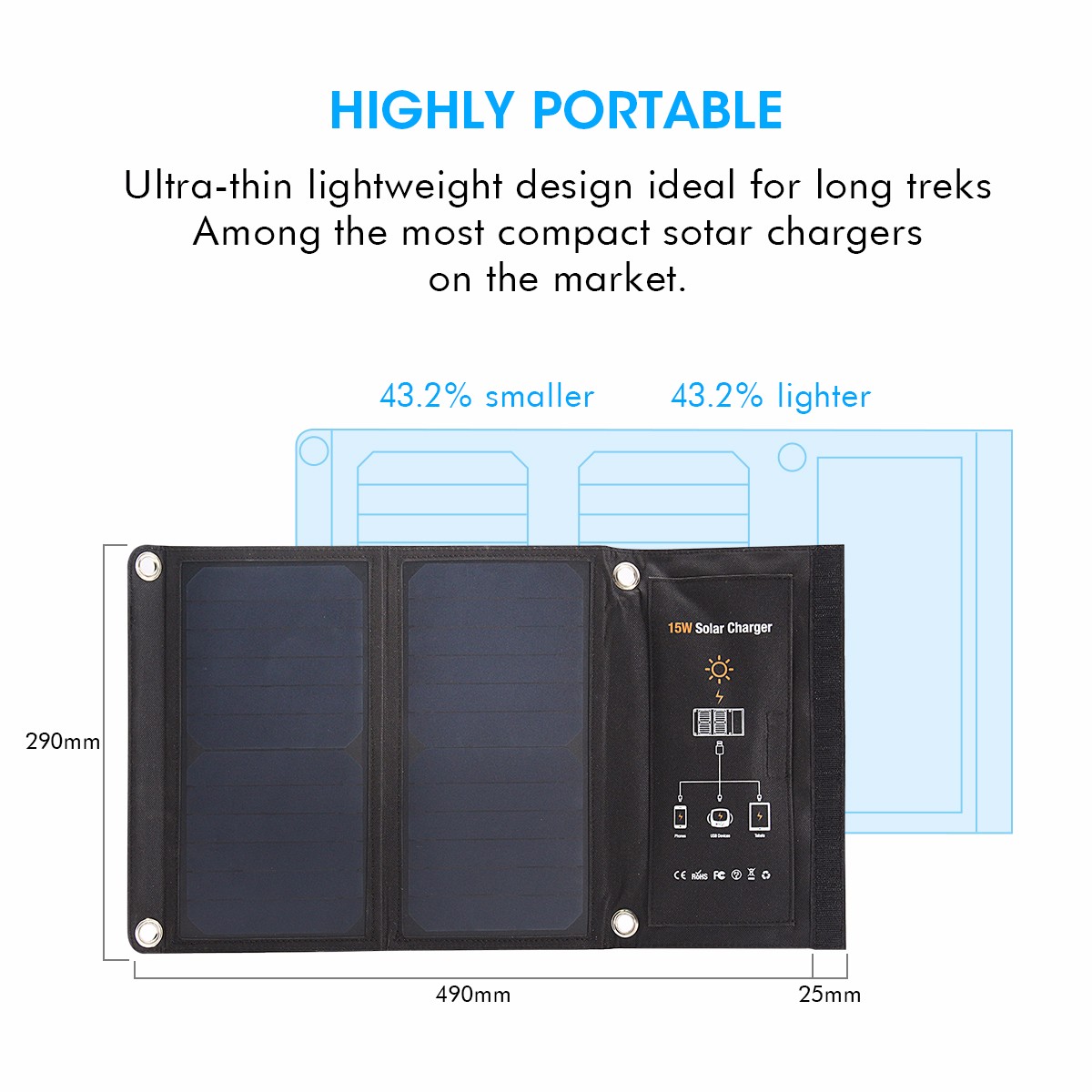MOHOO-15w-25A-2-Port-Solar-Charger-SLS-15-Comes-with-2-Carabiner--Multifunctional-Charging-Cable-1939276-2