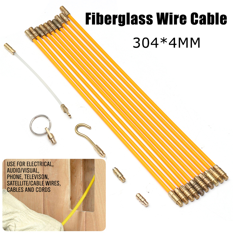 10FT-Fiberglass-Running-Wire-Cable-Coaxial-ElectricalTape-Pull-Push-Kit-Fiberglass-Cable-Puller-1289065-1