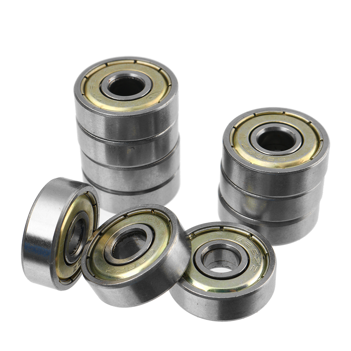 10Pcs-High-Carbon-Steel-Ball-Bearing-Skate-Wheels-For-Skateboard-Bearings-1657359-2