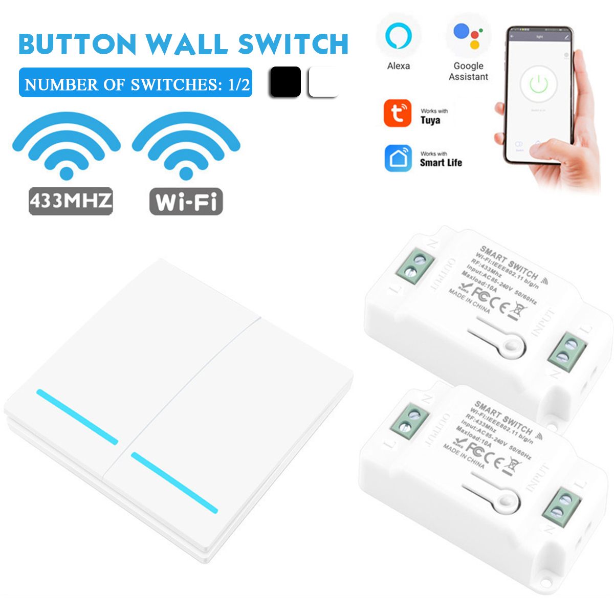 12-Gang-WiFi-Button-Switch-Home-Wall-Light-Control-RF-Button-Remote-Smart-Life-1723783-2