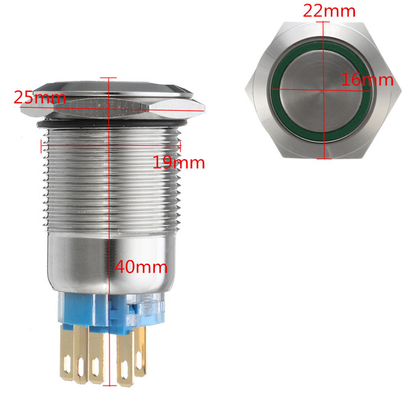 12V-5-Pin-19mm-Led-Light-Stainless-Steel-Push-Button-Momentary-Switch-Sliver-1181527-1