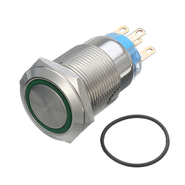 12V-5-Pin-19mm-Led-Light-Stainless-Steel-Push-Button-Momentary-Switch-Sliver-1181527-4