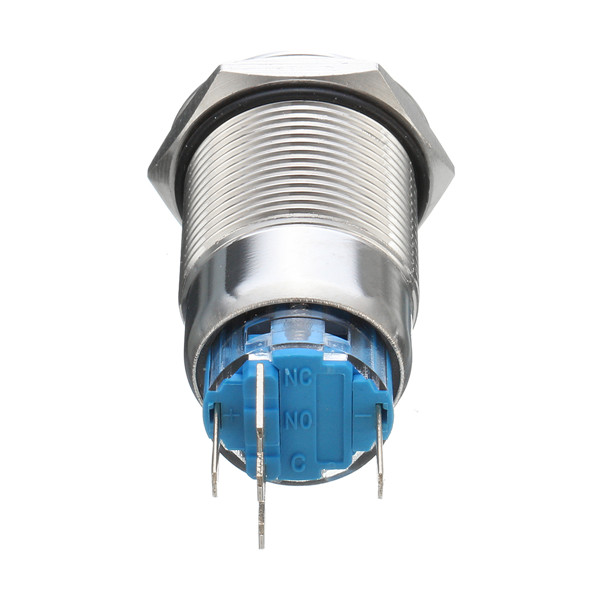 12V-5-Pin-19mm-Led-Light-Stainless-Steel-Push-Button-Momentary-Switch-Sliver-1181527-5
