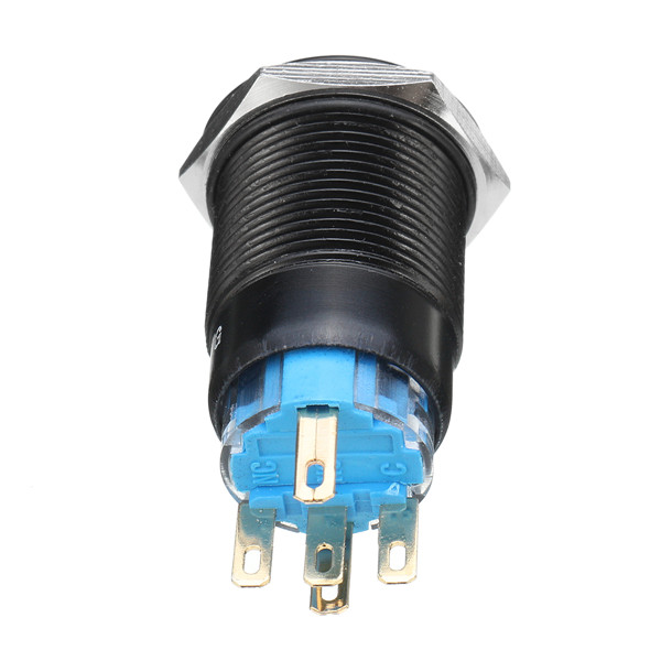 12V-5-Pin-19mm-Led-Metal-Push-Button-Momentary-Power-Switch-Waterproof-Switch-Black-1181530-6