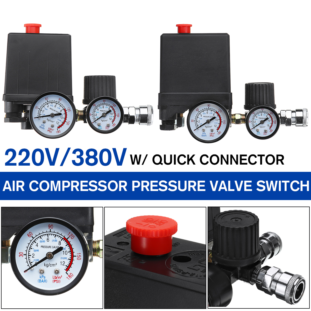 220V380V-Air-Compressor-Pressure-Switch-Control-Valve-Regulator-Gauges-with-Quick-Connector-1635191-1