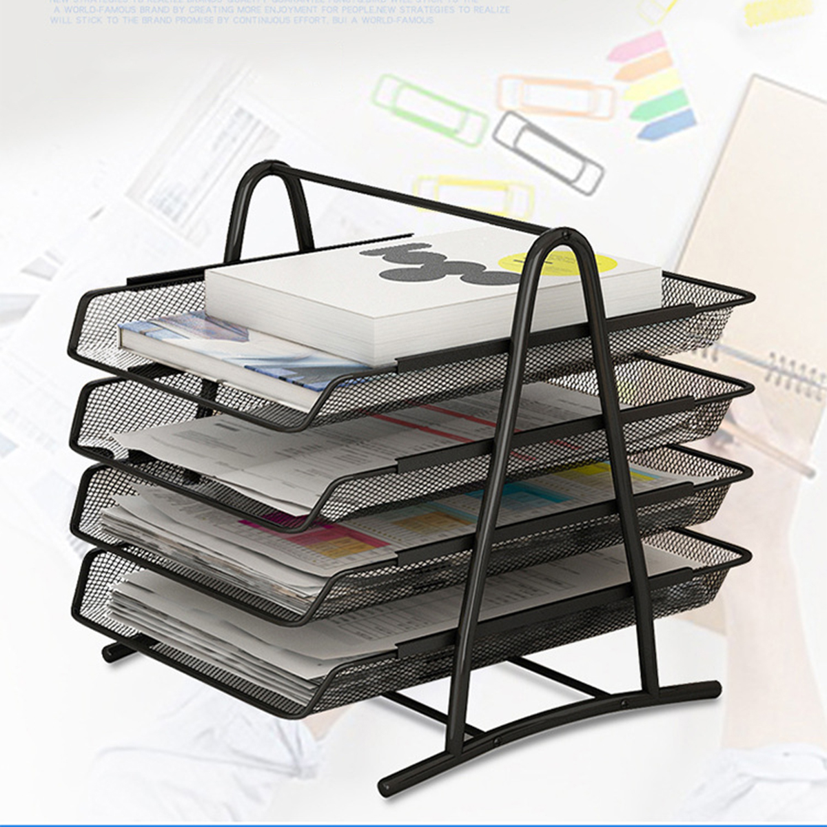 234-Tiers-Desktop-Document-Paper-Letter-File-Sliding-Tray-Desk-Desktop-Organizer-1590308-1
