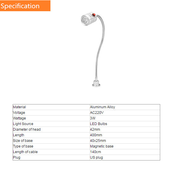 3W-220V-400mm-LED-Lamp-Magnetic-Base-CNC-Miller-Lathe-Industrial-Machine-Tool-Light-1061831-1