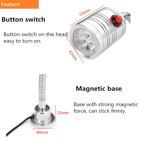 3W-220V-400mm-LED-Lamp-Magnetic-Base-CNC-Miller-Lathe-Industrial-Machine-Tool-Light-1061831-2