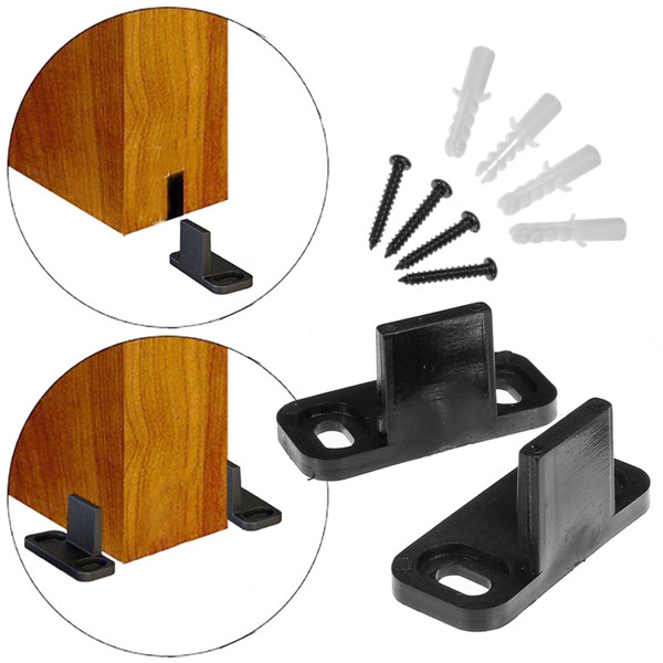 45x20x23mm-Plastic-Floor-Guide-Clip-for-Barn-Door-with-Screw-1232925-1