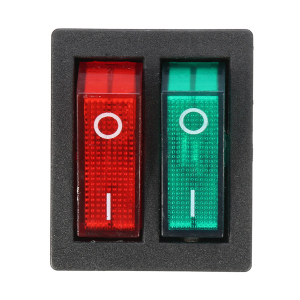 6-Pins-Double-SPST-OnOff-Rocker-Boat-Switch-Red-Green-Light-AC-250V15A-125V20A-Switch-1264959-6