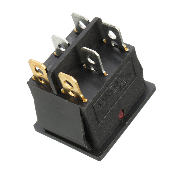 6-Pins-Rocker-Switch-OnOff-Double-Red-Light-Toggle-Double-SPST-Rocker-Switch-1213903-5