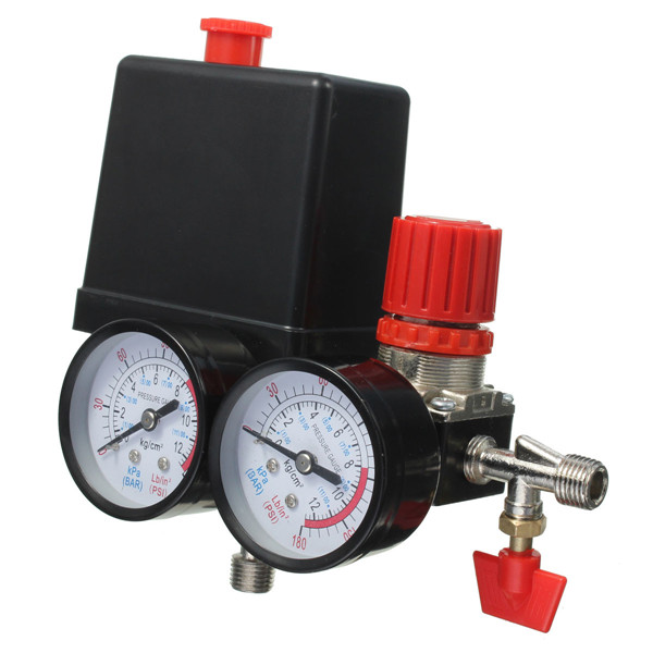 Air-Compressor-Pressure-Valve-180PSI-Gauges-Regulator-Pump-Control-Switch-1033705-3