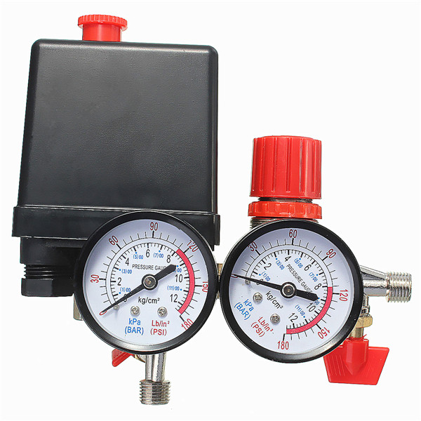 Air-Compressor-Pressure-Valve-180PSI-Gauges-Regulator-Pump-Control-Switch-1033705-4