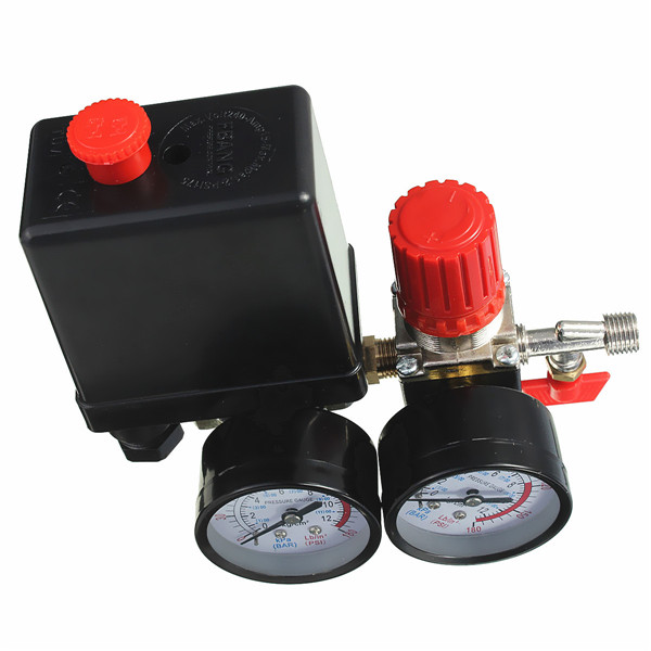 Air-Compressor-Pressure-Valve-180PSI-Gauges-Regulator-Pump-Control-Switch-1033705-5