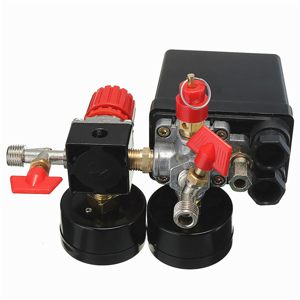 Air-Compressor-Pressure-Valve-180PSI-Gauges-Regulator-Pump-Control-Switch-1033705-6