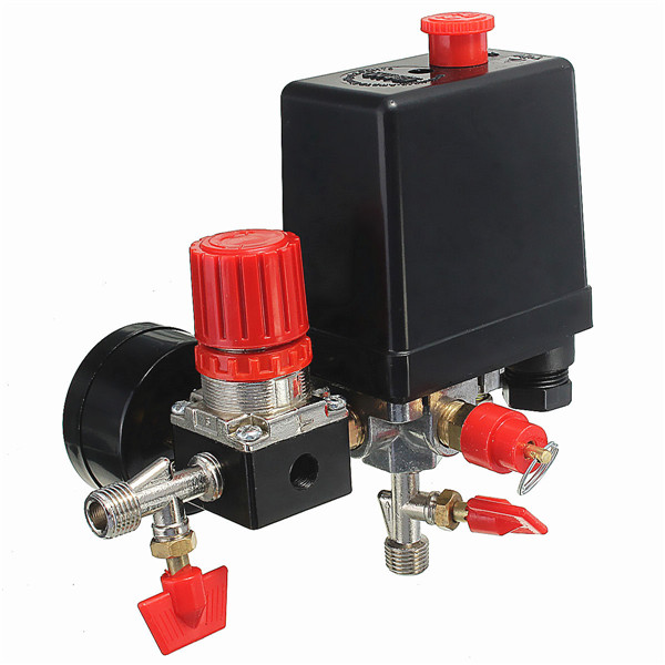 Air-Compressor-Pressure-Valve-180PSI-Gauges-Regulator-Pump-Control-Switch-1033705-7