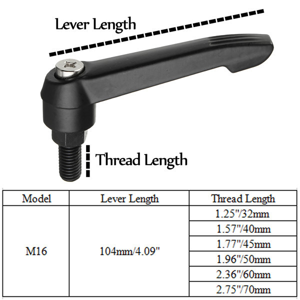 M16-Male-Thread-Machinery-Adjustable-Clamp-Handle-Lever-Metalworking-1237456-1