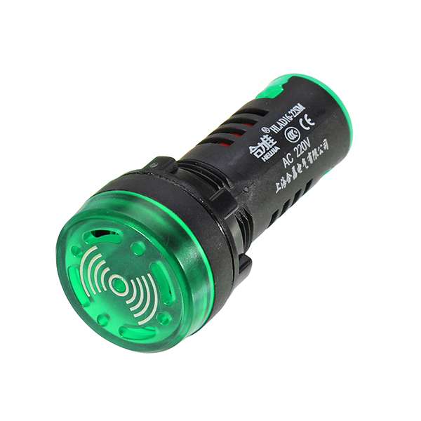 Machifit-AC-220V-22mm-Buzzer-Lamp-Indicator-Light-Signal-Lamp-Flash-Buzzer-Green-1261755-1