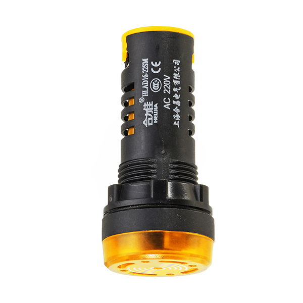 Machifit-AC-220V-22mm-Flash-Buzzer-Indicator-Light-Signal-Lamp-Yellow-1261753-3