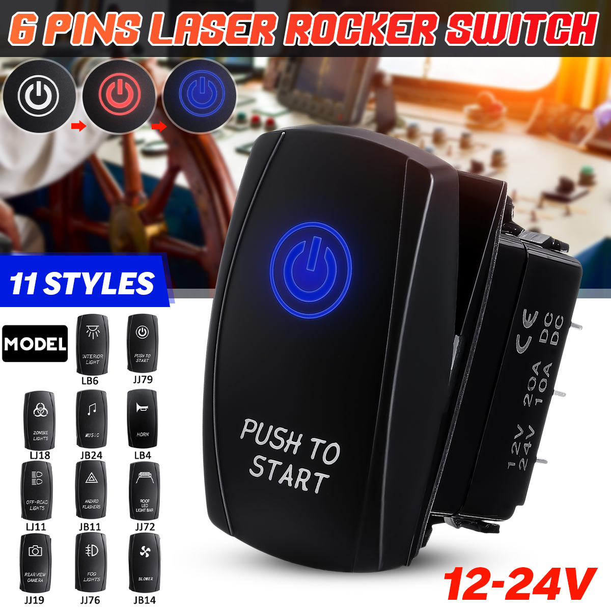 Rocker-Switch-LED-Light-Bar-On-Off-6-Pins-12-24V-Car-Truck-Boat-11-Sizes-1620177-1