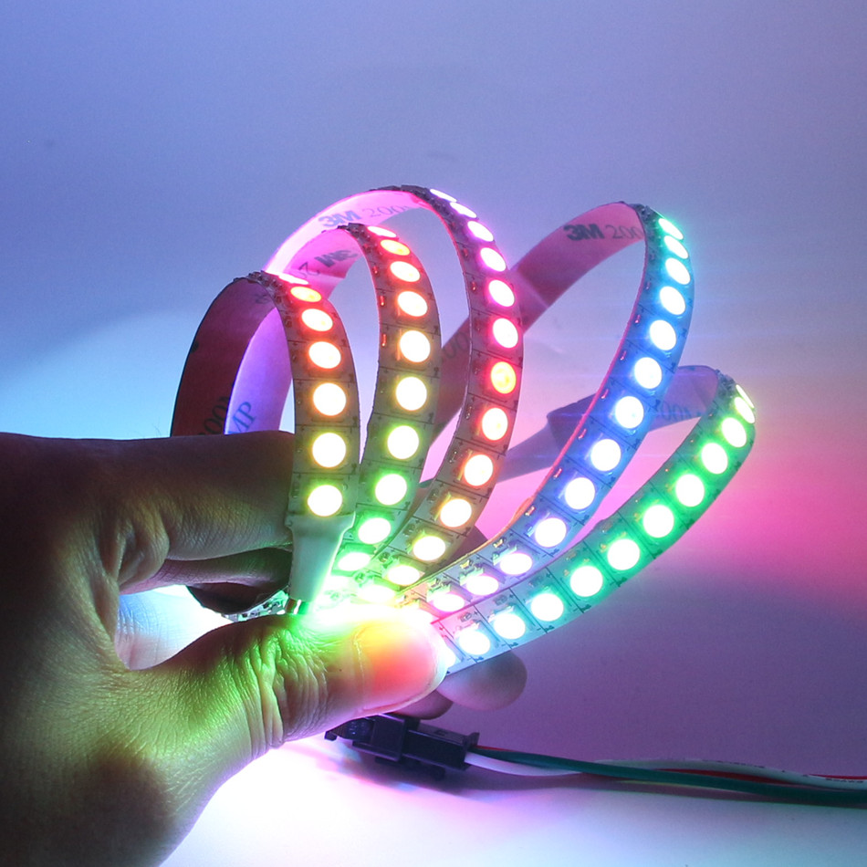 1M-WS2812B-Full-Color-Non-waterproof-144LEDs-RGB-Strip-Light-with-17-Keys-Remote-Control-DC5V-1230481-5