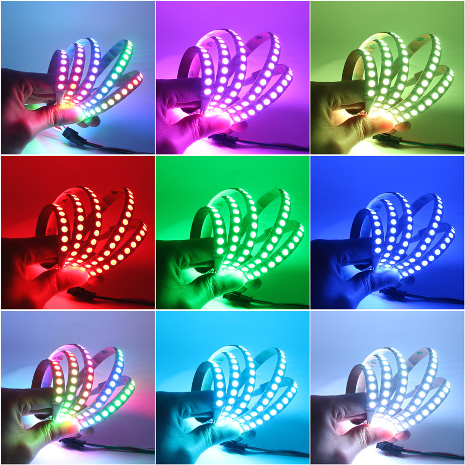 1M-WS2812B-Full-Color-Non-waterproof-144LEDs-RGB-Strip-Light-with-17-Keys-Remote-Control-DC5V-1230481-9