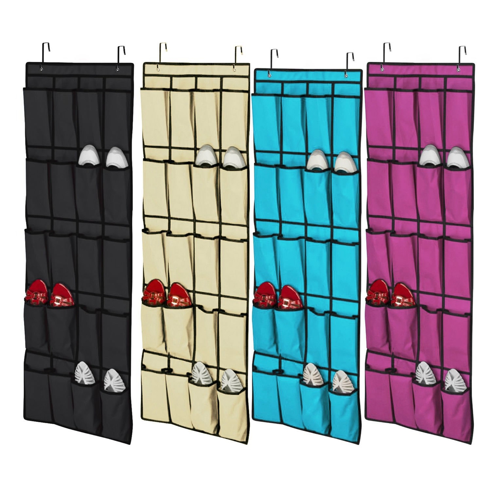 20-Grid-Space-saving-Wall-mounted-Shoe-Rack-Cloth-Multifunctional-Clothes-Storage-Bag-1649450-1