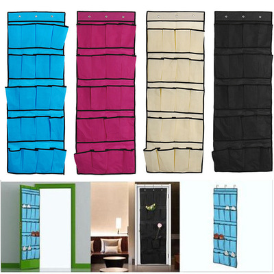 20-Grid-Space-saving-Wall-mounted-Shoe-Rack-Cloth-Multifunctional-Clothes-Storage-Bag-1649450-2