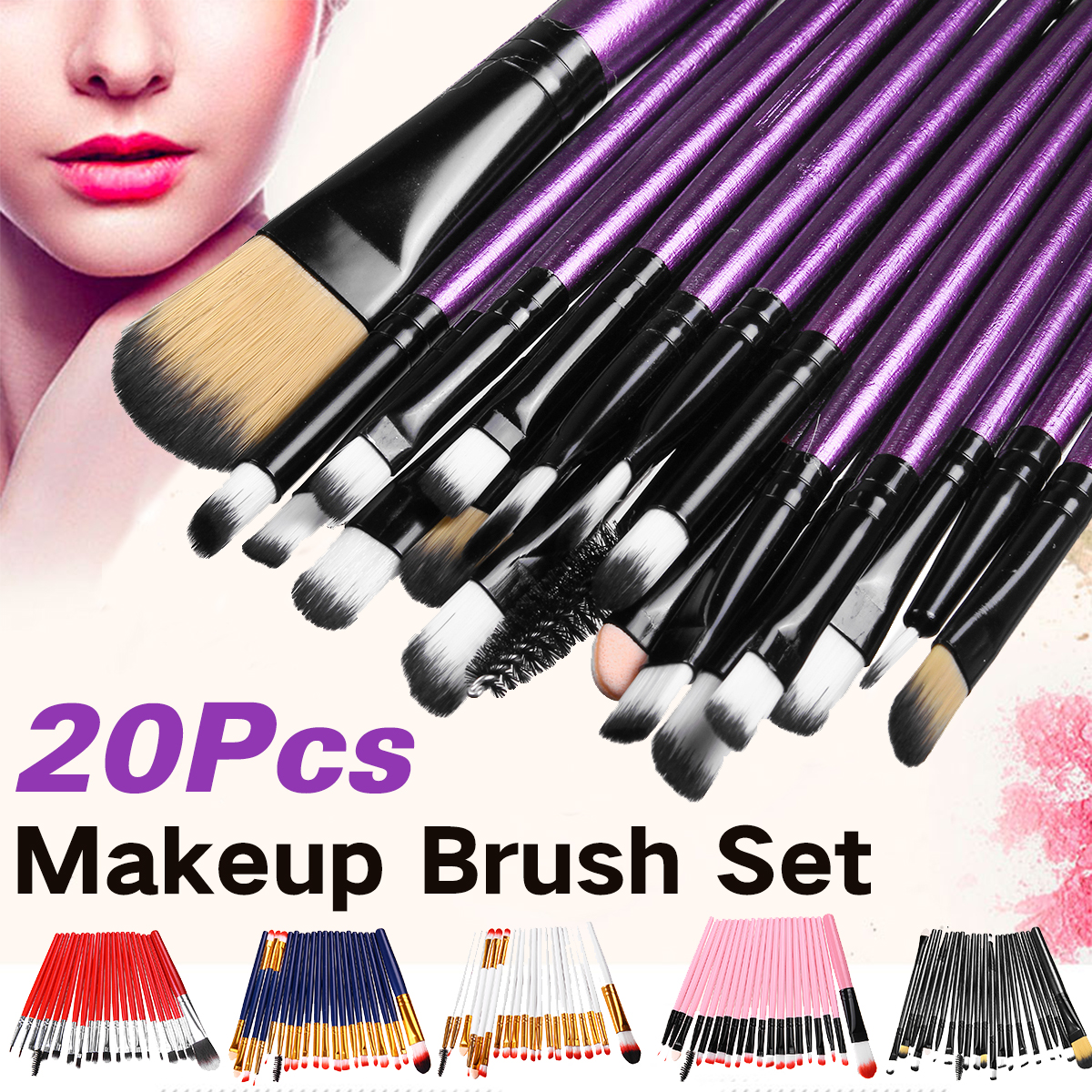20pcs-Powder-Foundation-Eyeshadow-Eyeliner-Lip-Brush-Makeup-Brushes-Kit-1615745-1