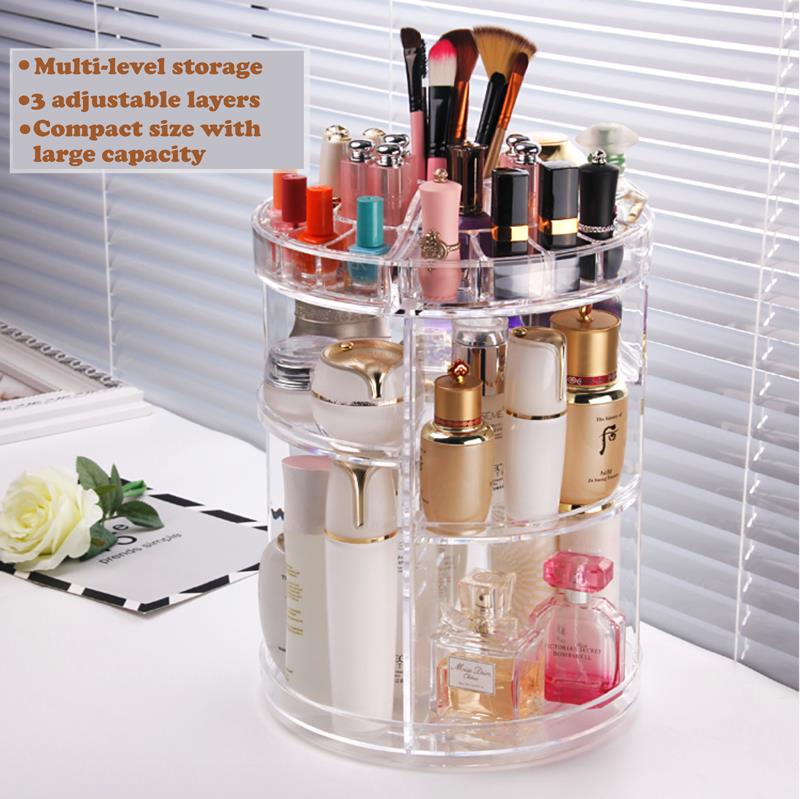 3-Tier-Acrylic-Cosmetic-Makeup-Jewelry-360deg-Rotating-Storage-Organizer-Case-1197699-2