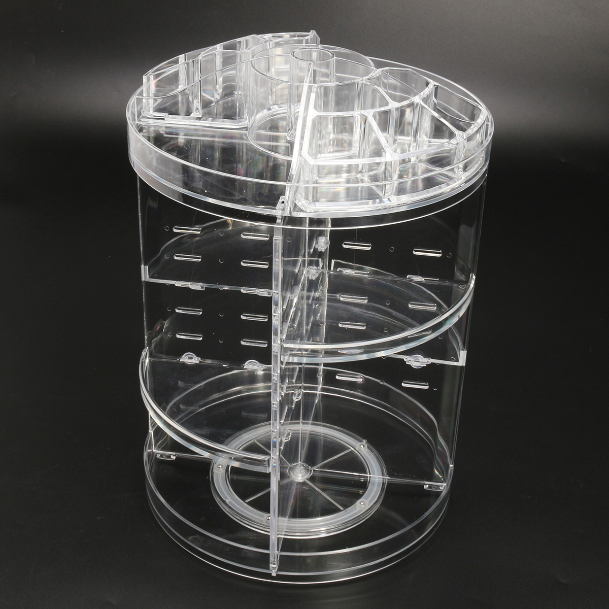 3-Tier-Acrylic-Cosmetic-Makeup-Jewelry-360deg-Rotating-Storage-Organizer-Case-1197699-5