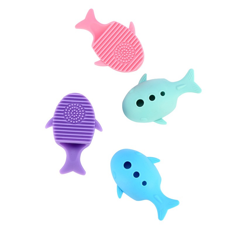 4-Colors-Cute-Malfunctional-Whale-Shaped-Silicone-Makeup-Brushes-Cleaning-Washing-Holder-Tools-1336070-4