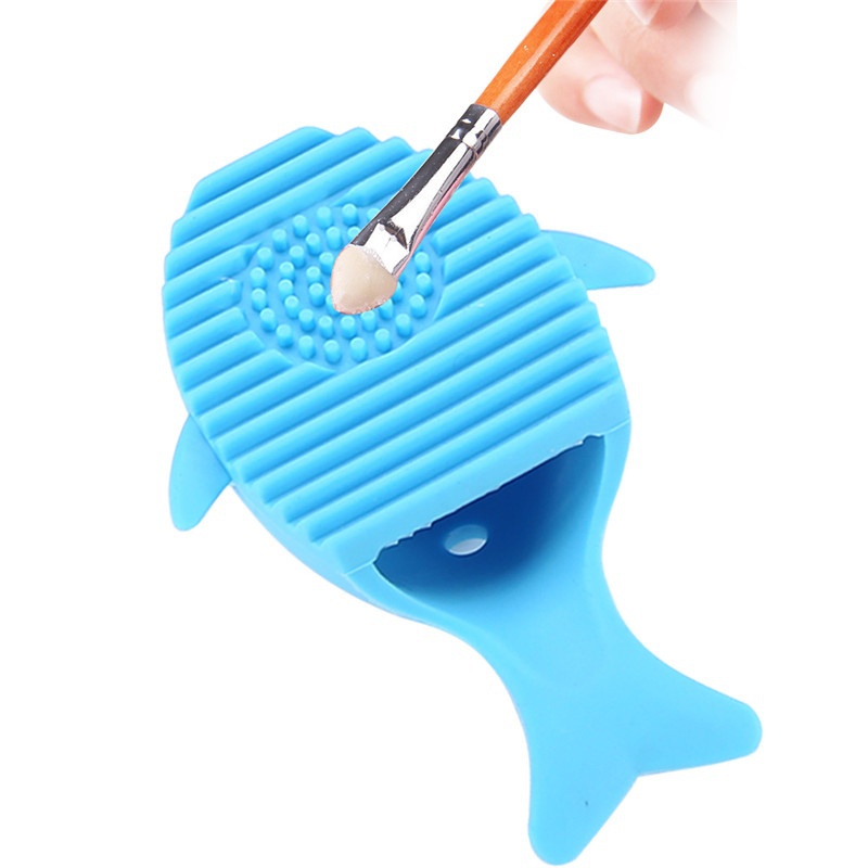 4-Colors-Cute-Malfunctional-Whale-Shaped-Silicone-Makeup-Brushes-Cleaning-Washing-Holder-Tools-1336070-9