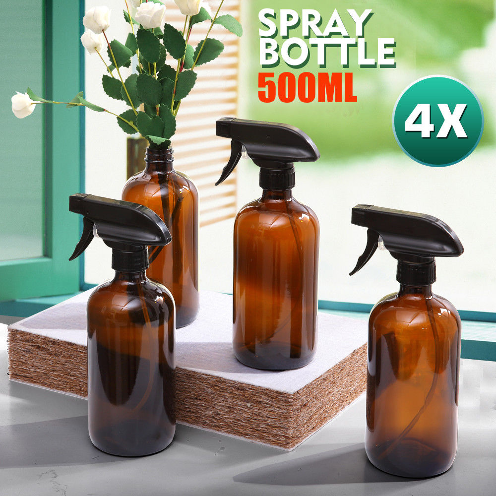 500ml-Amber-Glass-Spray-Refillable-Bottles-Water-Sprayer-1293904-1