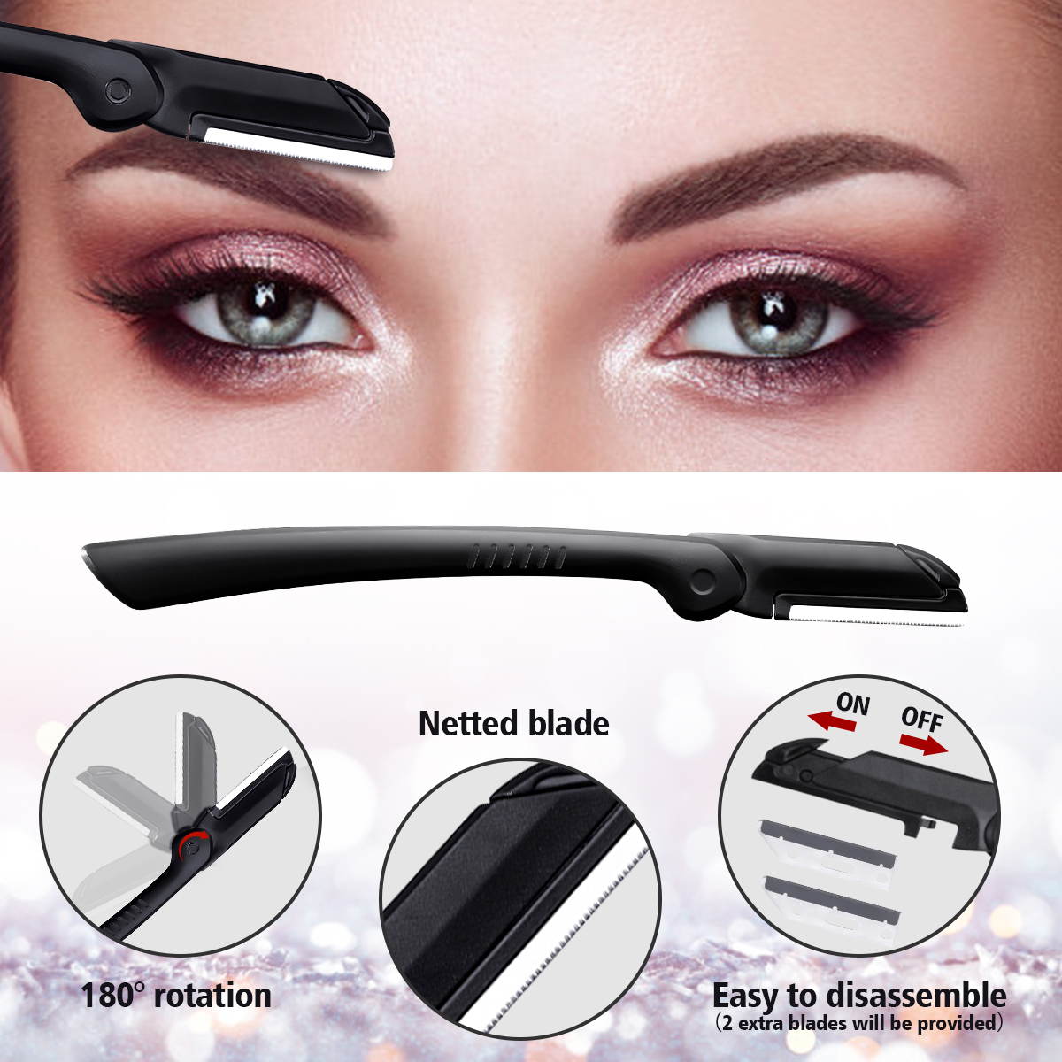 6Pcs-Manual-Eyebrow-Trimming-Tool-Set-Black-1702603-3