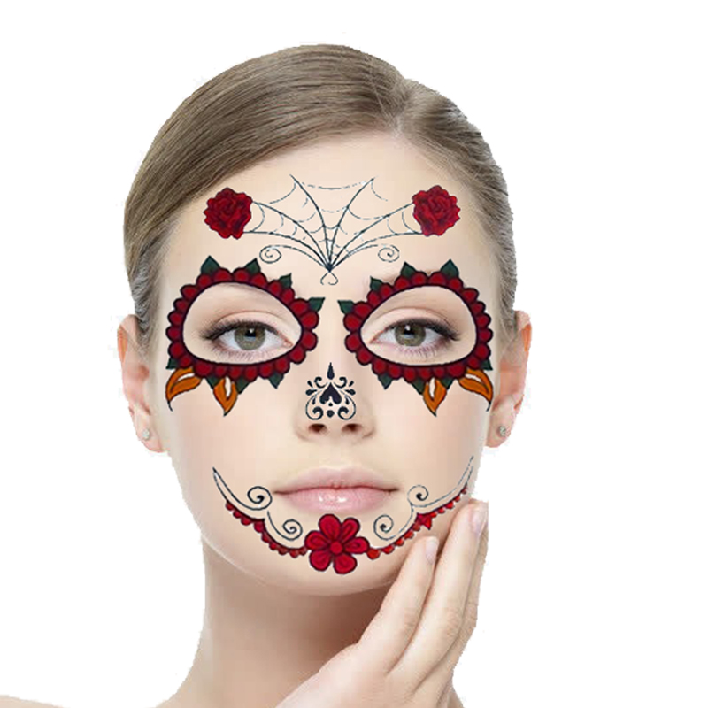 6pcsset-Halloween-Costume-Cosplay-Party-Makeup-Face-Eye-Terror-Temporary-Tattoo-Sticker-Waterproof-1199750-3