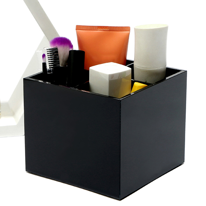 Black-Acrylic-Cosmetic-Organizer-Lipstick-Holder-Box-Makeup-Brush-Display-Stand-Case-1138931-1