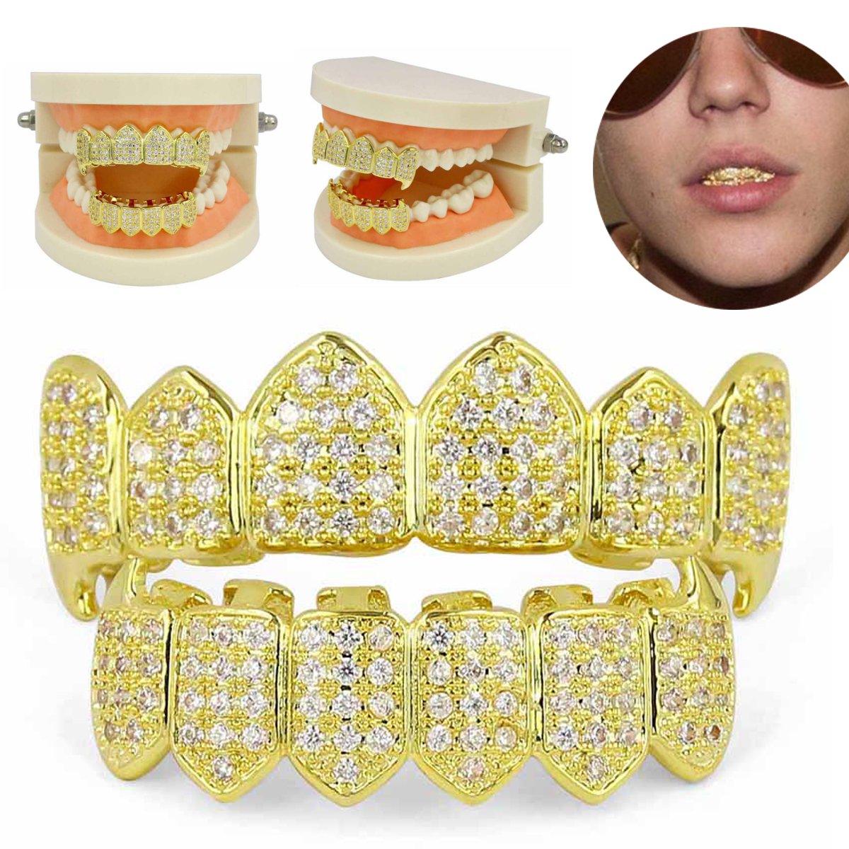 Gold-Plated-Glittering-Diamonds-Tooth-Polisher-Cap-Bottom-Mouth-1657887-1