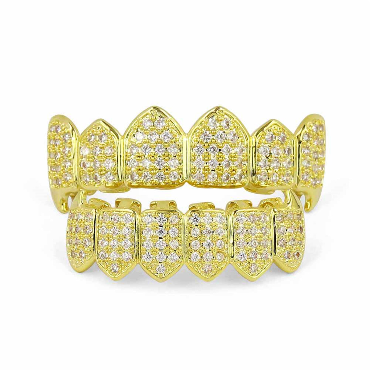 Gold-Plated-Glittering-Diamonds-Tooth-Polisher-Cap-Bottom-Mouth-1657887-5