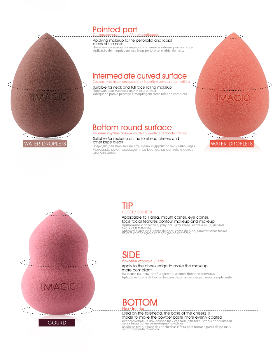 IMAGIC-Professional-Foundation-Makeup-Sponge-Geometric-Section-Soft-Makeup-Puff-1650690-9