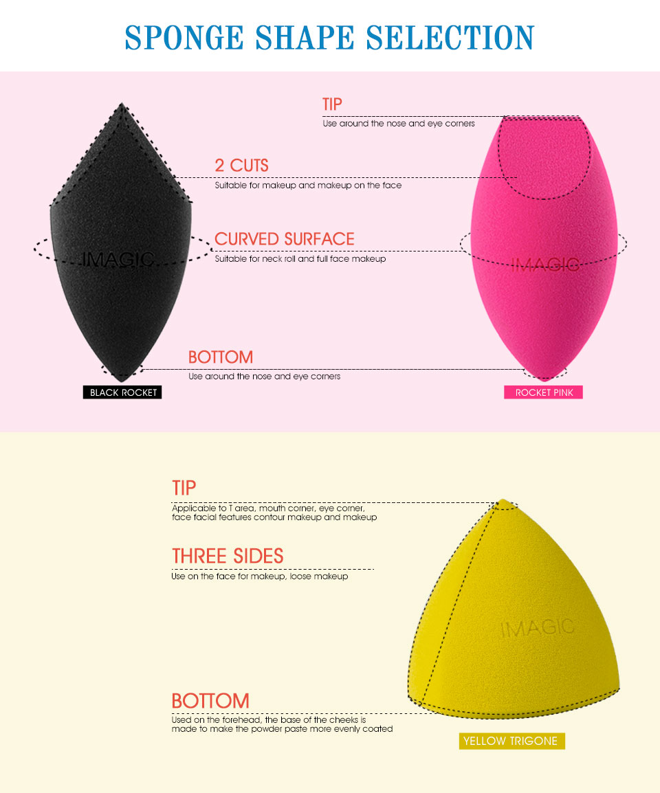 IMAGIC-Professional-Foundation-Makeup-Sponge-Geometric-Section-Soft-Makeup-Puff-1650690-10