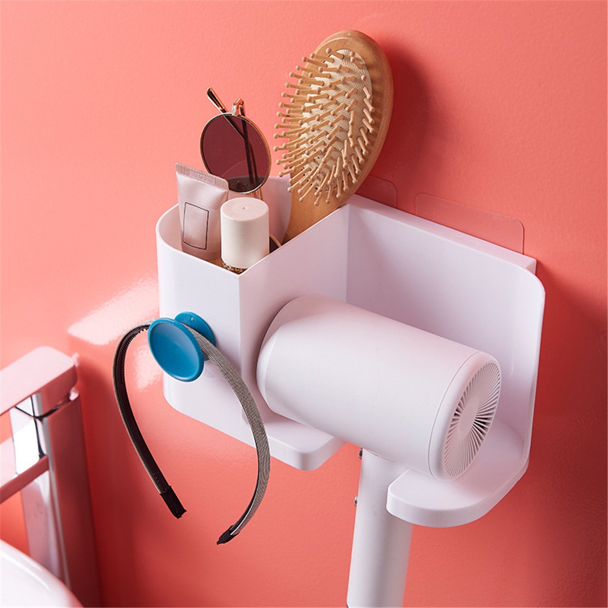 Multi-purpose-Hair-DryerRack-Without-Punching-Bathroom-Hair-Dryer-Rack-Fan-Holder-1669569-2